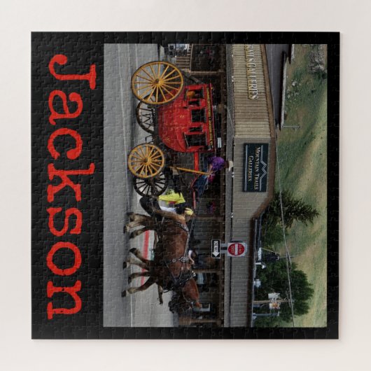 Jackson Hole Wyoming Puzzle Legpuzzel (Horizontaal)