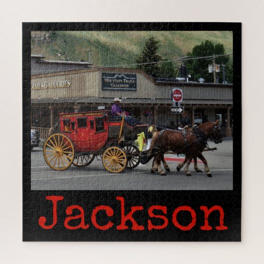 Jackson Hole Wyoming Puzzle Legpuzzel (Verticaal)
