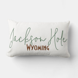 Jackson Hole, Wyoming Reis Souvenir Kussen