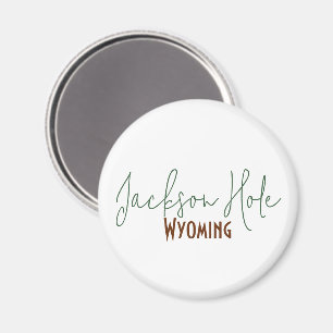 Jackson Hole, Wyoming Reis Souvenir Magneet