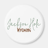 Jackson Hole, Wyoming Reis Souvenir Magneet (Voorkant)