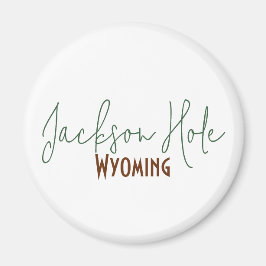 Jackson Hole, Wyoming Reis Souvenir Magneet