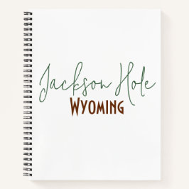 Jackson Hole, Wyoming Reis Souvenir Notitieboek