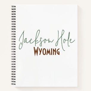 Jackson Hole, Wyoming Reis Souvenir Notitieboek