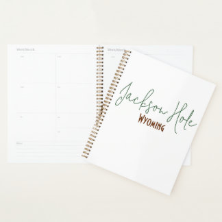 Jackson Hole, Wyoming Reis Souvenir Planner