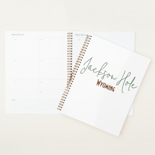 Jackson Hole, Wyoming Reis Souvenir Planner (Display)