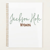 Jackson Hole, Wyoming Reis Souvenir Planner (Voorkant)