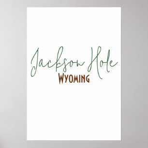 Jackson Hole, Wyoming Reis Souvenir Poster