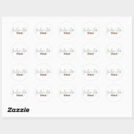 Jackson Hole, Wyoming Reis Souvenir Ronde Sticker