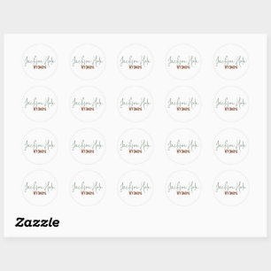 Jackson Hole, Wyoming Reis Souvenir Ronde Sticker