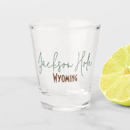 Jackson Hole, Wyoming Reis Souvenir Shot Glas