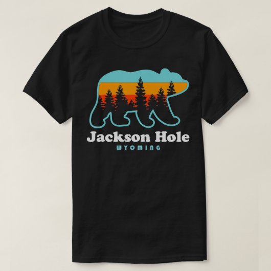 Jackson Hole Wyoming Shirt Beer Mountains (Design voorkant)