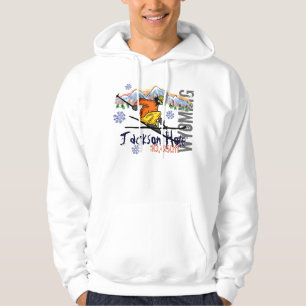 Jackson Hole Wyoming ski elevatie hoodie
