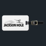 Jackson Hole Wyoming Ski Jumper Bagagelabel<br><div class="desc">As the gateway to Grand Teton and Yellowstone National Parks and a premier ski destination,  Jackson Hole Wyoming is paradise!</div>