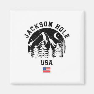 Jackson Hole Wyoming Ski Resort Alpine Skiing Amer Magneet