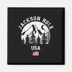 Jackson Hole Wyoming Ski Resort Alpine Skiing Amer Magneet
