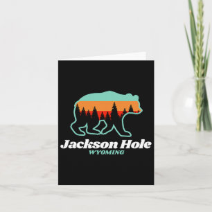 Jackson Hole Wyoming Skiën Snowboarding Beer Kaart