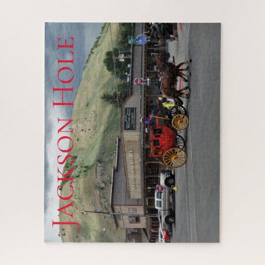 Jackson Hole Wyoming Stagecoach Legpuzzel (Verticaal)