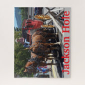 Jackson Hole Wyoming Stagecoach Legpuzzel (Verticaal)