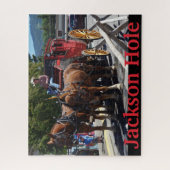 Jackson Hole Wyoming Stagecoach Legpuzzel (Verticaal)