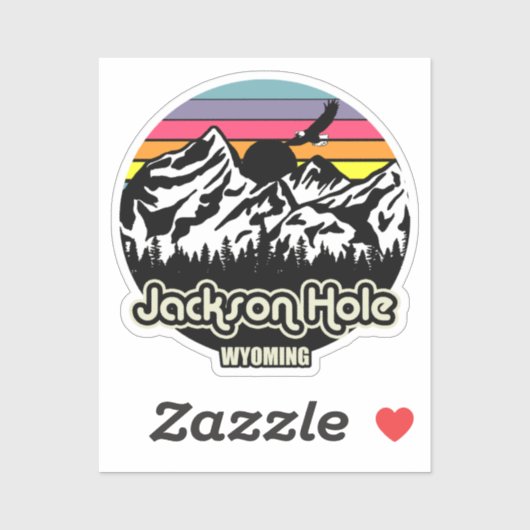  Jackson Hole Wyoming Sticker (Vel)
