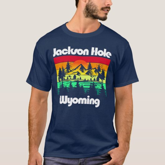 Jackson Hole Wyoming T-shirt (Voorkant)
