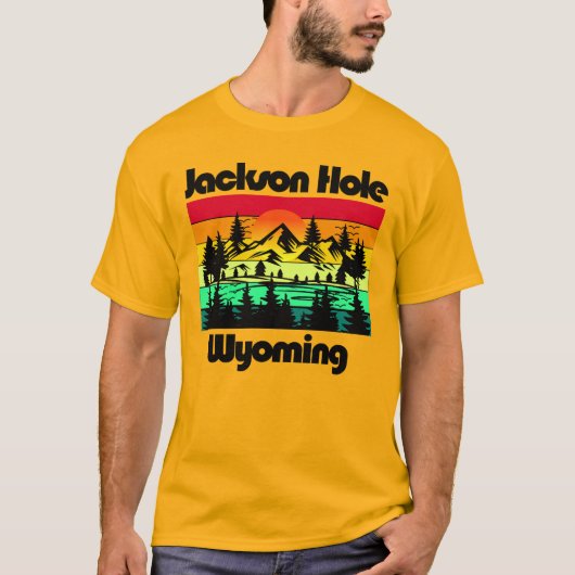Jackson Hole Wyoming T-shirt (Voorkant)