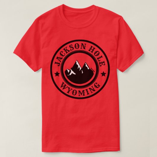 Jackson Hole Wyoming T-shirt (Design voorkant)