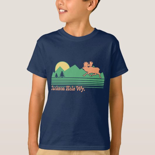Jackson Hole Wyoming T-shirt (Voorkant)