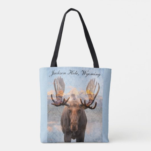 Jackson Hole, Wyoming Tote Bag (Achterkant)