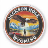 Jackson Hole, Wyoming, Verenigde Staten Sticker (Voorkant)