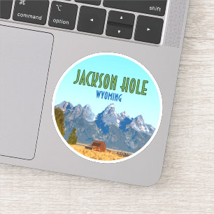 Jackson Hole Wyoming Vintage Sticker