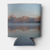 Jackson Lake Dam Reflection in Grand Teton Park Blikjeskoeler (Voorkant)