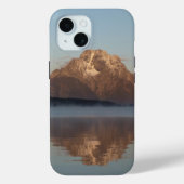 Jackson Lake Dam Reflection in Grand Teton Park Case-Mate iPhone Case (Achterkant)
