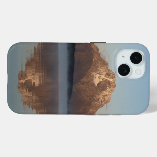 Jackson Lake Dam Reflection in Grand Teton Park Case-Mate iPhone Case (Achterkant (horizontaal))