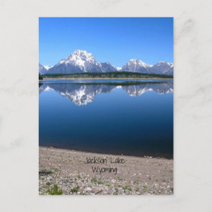 Jackson Lake, Wyoming Briefkaart