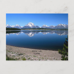 Jackson Lake, Wyoming Briefkaart