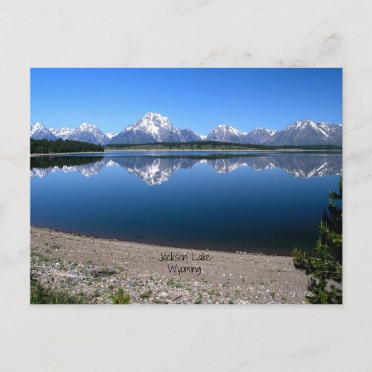 Jackson Lake, Wyoming Briefkaart (Voorkant)