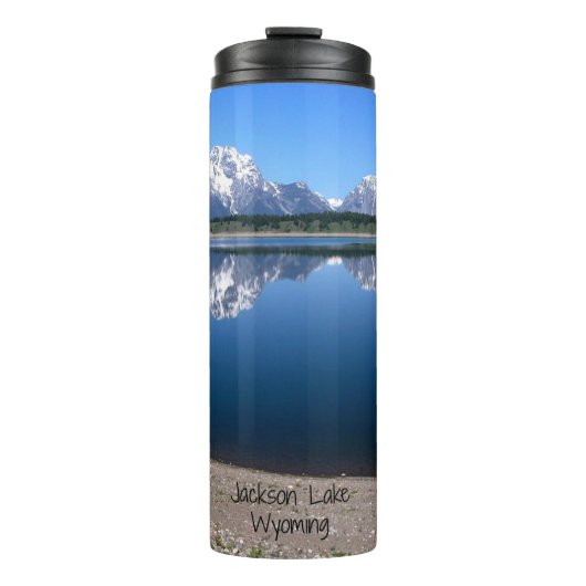 Jackson Lake, Wyoming Thermosbeker (Voorkant)