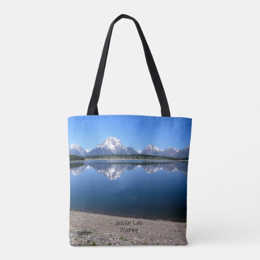 Jackson Lake, Wyoming Tote Bag (Achterkant)