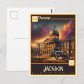 Jackson, Mississippi | Antiek Briefkaart (Voorkant / Achterkant)
