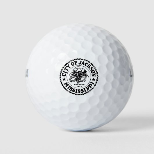 Jackson Mississippi Golfballen (Voorkant)