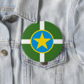 Jackson, Mississippi Ronde Button 4,0 Cm (In situ)