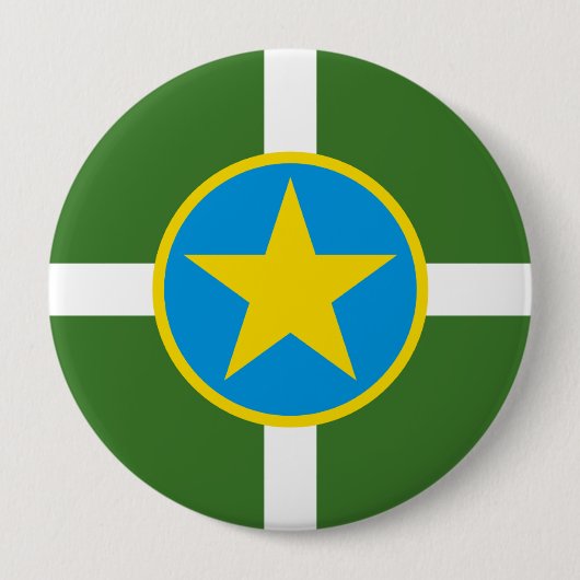Jackson, Mississippi Ronde Button 4,0 Cm (Voorkant)