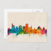Jackson Mississippi Skyline Briefkaart (Voorkant / Achterkant)