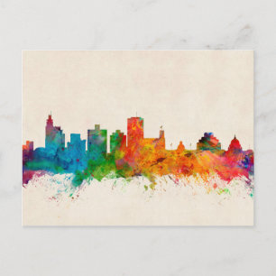 Jackson Mississippi Skyline Briefkaart