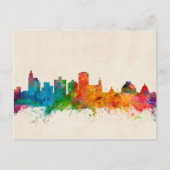 Jackson Mississippi Skyline Briefkaart (Voorkant)