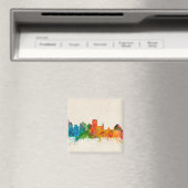 Jackson Mississippi Skyline Magneet (Insitu (Vaatwasser))