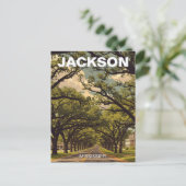 Jackson Mississippi Travel Briefkaart (Staand voorkant)