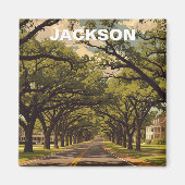 Jackson Mississippi Travel Magneet (Voorkant)
